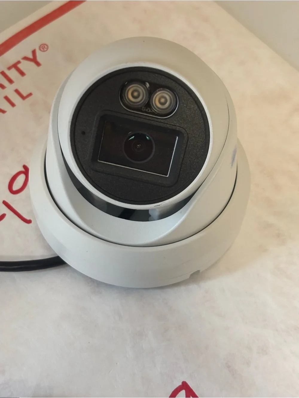 4MP PoE IP Turret Dome Camera 2.8mm Full Color w/ Audio IPC-Y4T28A-C